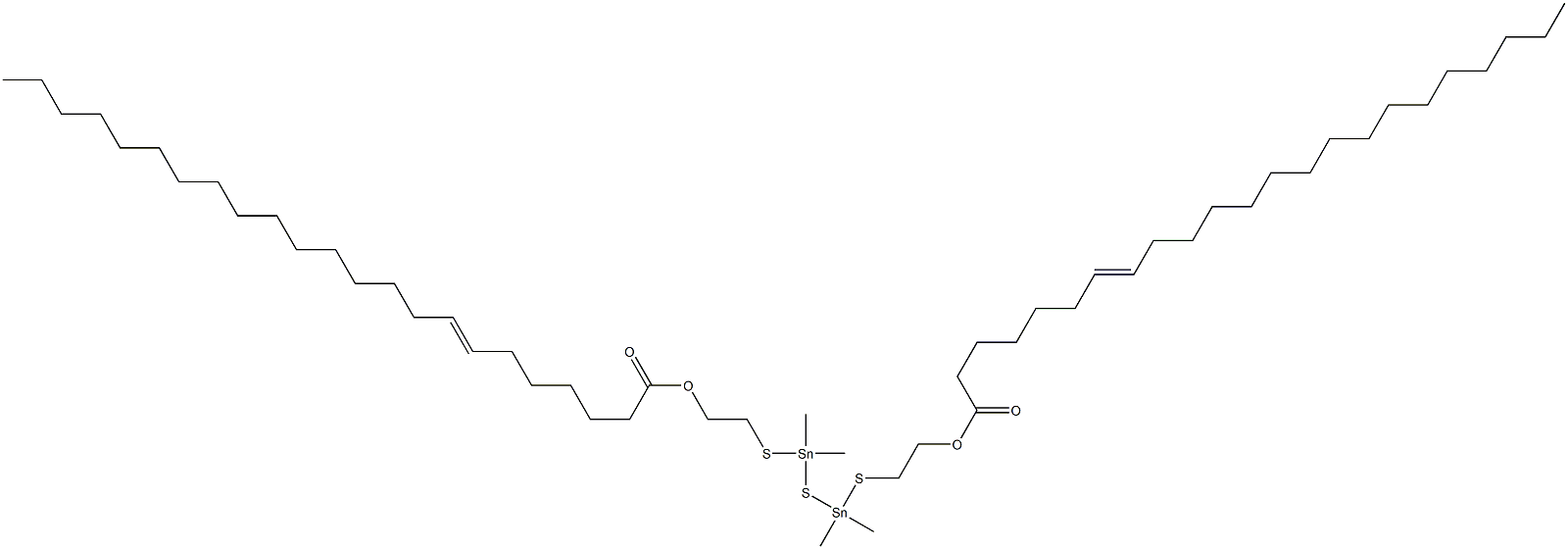  Bis[dimethyl[[2-(6-docosenylcarbonyloxy)ethyl]thio]stannyl] sulfide
