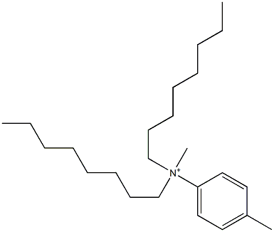 N-(4-Methylphenyl)-N-methyl-N,N-dioctylammonium,,结构式