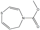 4,5-Dihydro-1,4-thiazepine-4-carboxylic acid methyl ester 结构式