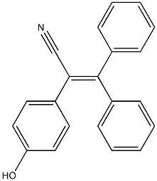 2-(4-Hydroxyphenyl)-3,3-diphenylacrylonitrile