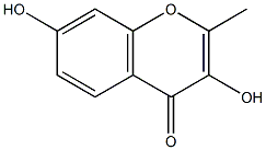 2-Methyl-3,7-dihydroxychromone Struktur