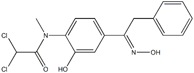 2-[Methyl(dichloroacetyl)amino]-5-[2-phenyl-1-(hydroxyimino)ethyl]phenol