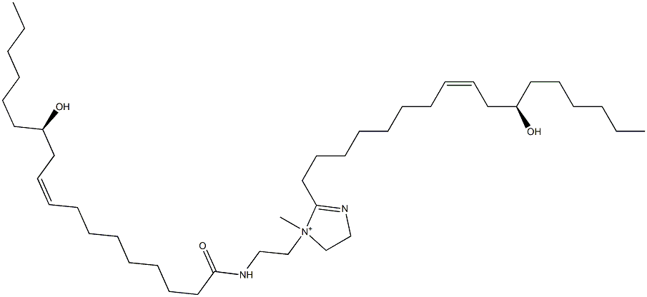 4,5-Dihydro-2-[(8Z,11R)-11-hydroxy-8-heptadecenyl]-1-[2-[[(9Z,12R)-12-hydroxy-1-oxo-9-octadecenyl]amino]ethyl]-1-methyl-1H-imidazol-1-ium|