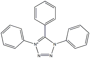 1,4,5-Triphenyl-1H-tetrazol-4-ium Structure