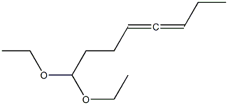 4,5-Octadienal diethyl acetal Struktur