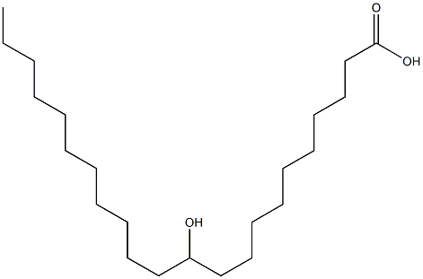 11-ヒドロキシドコサン酸 化学構造式