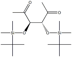 [3R,4R,(+)]-3,4-Bis[(tert-butyldimethylsilyl)oxy]hexane-2,5-dione 结构式