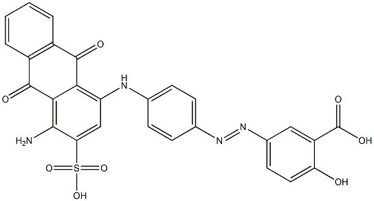  4'-[(4-Amino-3-sulfo-1-anthraquinonyl)amino]-4-hydroxyazobenzene-3-carboxylic acid