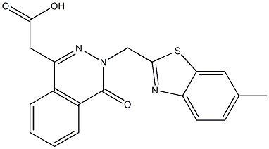 3-[(6-Methyl-2-benzothiazolyl)methyl]-3,4-dihydro-4-oxophthalazine-1-acetic acid