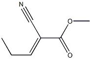 2-Cyano-2-pentenoic acid methyl ester