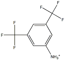 3,5-ジ(トリフルオロメチル)アニリニウム 化学構造式