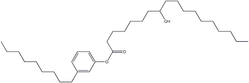 8-Hydroxystearic acid 3-nonylphenyl ester