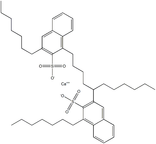 Bis(1,3-diheptyl-2-naphthalenesulfonic acid)calcium salt