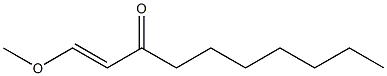 1-Methoxy-1-decen-3-one,,结构式