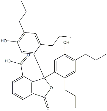 1,3-Dihydro-1,1-bis(5-hydroxy-2,4-dipropylphenyl)-3-oxoisobenzofuran-7-carboxylic acid