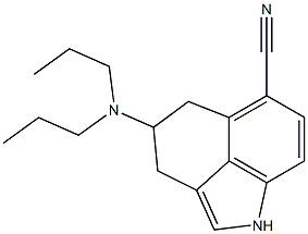 4-(Dipropylamino)-1,3,4,5-tetrahydrobenz[cd]indole-6-carbonitrile