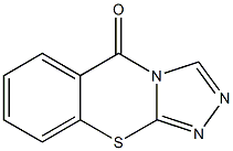 5H-1,2,4-Triazolo[3,4-b][1,3]benzothiazin-5-one,,结构式