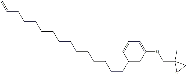 3-(14-Pentadecenyl)phenyl 2-methylglycidyl ether,,结构式