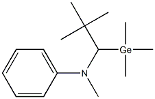 1-(Trimethylgermyl)-N-phenyl-N-methyl-2,2-dimethylpropan-1-amine Structure