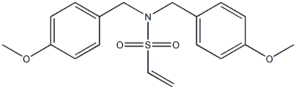 N,N-Bis(4-methoxybenzyl)ethenesulfonamide Struktur