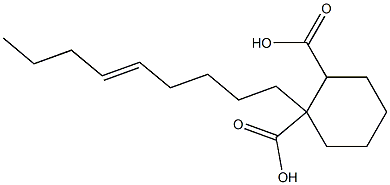 Cyclohexane-1,2-dicarboxylic acid hydrogen 1-(5-nonenyl) ester,,结构式
