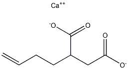 2-(3-Butenyl)succinic acid calcium salt Structure