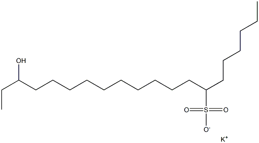 18-Hydroxyicosane-7-sulfonic acid potassium salt