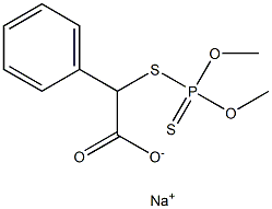 2-(Dimethoxythiophosphinoylthio)-2-phenylacetic acid sodium salt