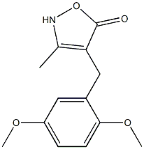 4-(2,5-Dimethoxybenzyl)-3-methylisoxazol-5(2H)-one|