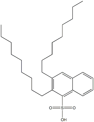 2,3-Dinonyl-1-naphthalenesulfonic acid Struktur