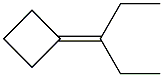 ペンタン-3-イリデンシクロブタン 化学構造式