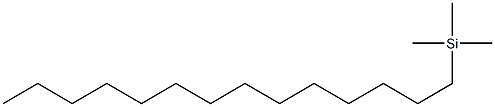 Tetradecyltrimethylsilane 结构式