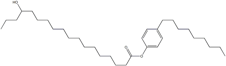  15-Hydroxystearic acid 4-nonylphenyl ester