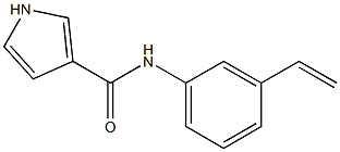 N-(3-Ethenylphenyl)-1H-pyrrole-3-carboxamide Struktur