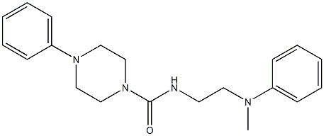 4-Phenyl-N-[2-(methylphenylamino)ethyl]piperazine-1-carboxamide