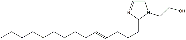 2-(4-Tetradecenyl)-3-imidazoline-1-ethanol Struktur
