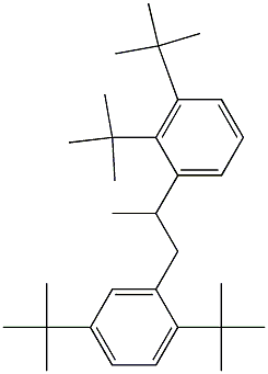 2-(2,3-Di-tert-butylphenyl)-1-(2,5-di-tert-butylphenyl)propane Structure