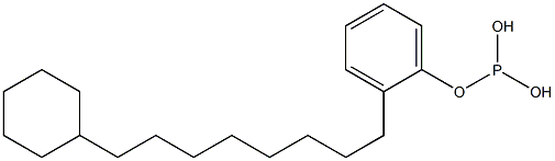 Phosphorous acid cyclohexyloctylphenyl ester Structure