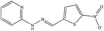 5-Nitro-2-[(2-pyridylamino)iminomethyl]thiophene,,结构式