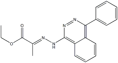2-[2-(4-Phenylphthalazine-1-yl)hydrazono]propanoic acid ethyl ester