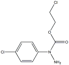 N2-(4-Chlorophenyl)carbazic acid (2-chloroethyl) ester Structure