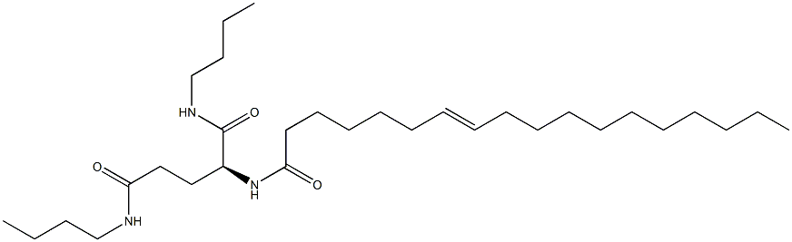 N2-(7-Octadecenoyl)-N1,N5-dibutylglutaminamide Structure