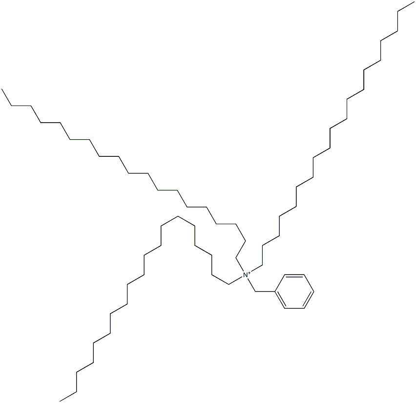 Trinonadecylbenzylaminium 结构式