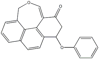 6-(Phenoxy)phenanthro[4,5-cde]oxepin-4(6H)-one,,结构式