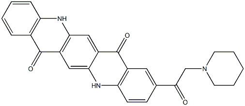 5,12-Dihydro-2-(piperidinomethylcarbonyl)quino[2,3-b]acridine-7,14-dione