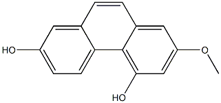 2-Methoxyphenanthrene-4,7-diol,,结构式