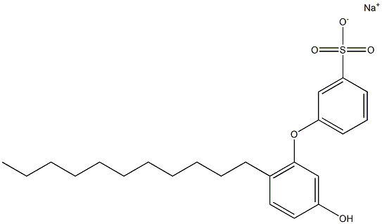  3'-Hydroxy-6'-undecyl[oxybisbenzene]-3-sulfonic acid sodium salt