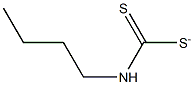 Butyldithiocarbamate,,结构式