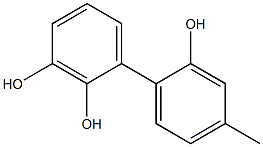 4'-Methyl-1,1'-biphenyl-2,2',3-triol Struktur