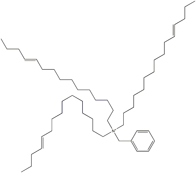 Tri(11-pentadecenyl)benzylaminium Structure